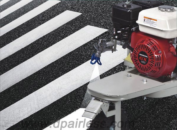 road line lazer striping machine